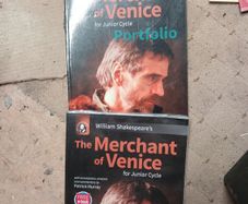Merchant of Venice Book & Portfolio workbook, all unused