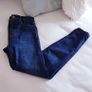 Super High Waist Dark Denim Jeans - Size 6 Image 2