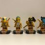 LEGO Ninjago Golden 10 year anniversary mini figures (RARE) Image 9