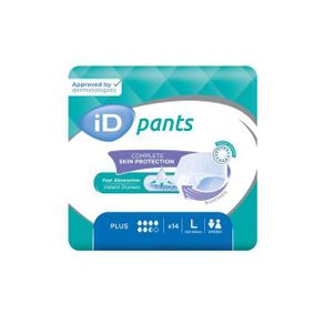 iD Adult Pullup Pants. Plus. 14 Pack 100-145 cm. Uniex. Size. Large