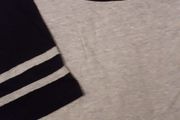 RED Men's Raglan Black &amp; Grey T-Shirt in Size XXL (Brand New)