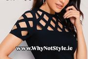 Women black blouse S-M