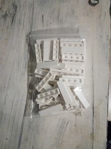 Lego tile 1x4 white 100 pieces