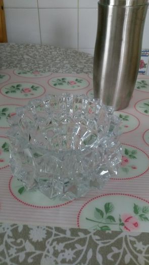 Tipperary Crystal Candle Holder - perfect condition as new