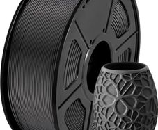 Black PLA Filament for 3D Printers 1kg roll