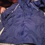 Adidas Size 9to10 Navy hooded boys windbreaker sports coat jacket Image 5