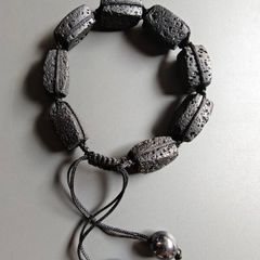 Natural Volcanic Lava Rock Bracelet