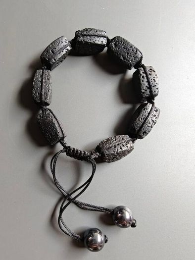 Natural Volcanic Lava Rock Bracelet