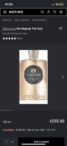 Mens Atkinsons Perfume