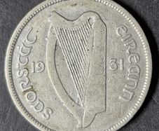 Ireland 1931 Silver Florin