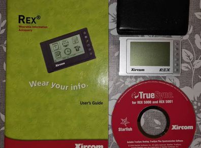 Franklin Xircom REX 5000 Wearable information accessory - Vintage PDA