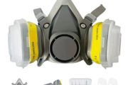 6200 Dust Mask Half Face With 503 5N11 Particle Filters Goggles Set For Industrial Labor Dust Paint Spray Decoration Grinding
