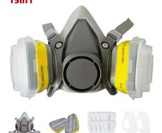 6200 Dust Mask Half Face With 503 5N11 Particle Filters Goggles Set For Industrial Labor Dust Paint Spray Decoration Grinding