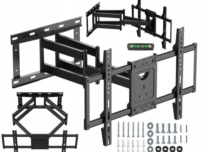 Tv Wall Mount Bracket Tilt Swivel Full Motion 32"-65"