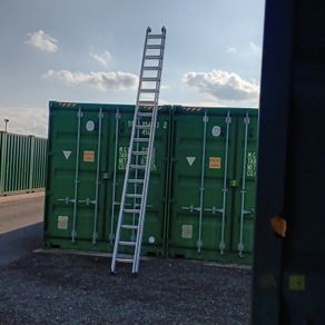 ladders tusebesc 18 rung double extension ladder