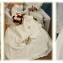 Custom made embroidered Wedding Dress  and accessories UK 8 Image 6