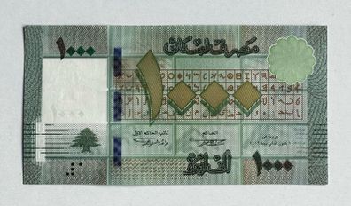 Lebanon 1000 Livres Banknote