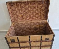 Antique Spanish Travel Trunk