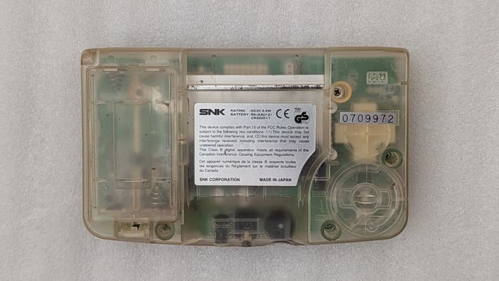 Neo Geo Pocket Color - Clear