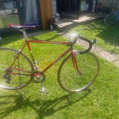 Vintage TI Raleigh racing bike