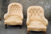 19th century pair of armchairs