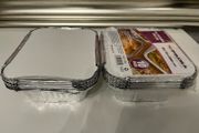 Foil container with lids