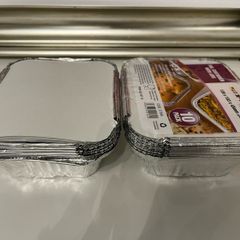 Foil container with lids