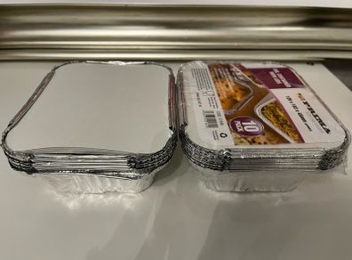 Foil container with lids