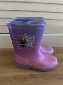 Girls Frozen Wellie Boots Size 13