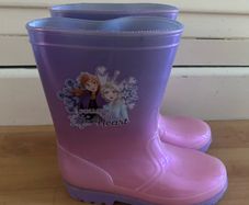 Girls Frozen Wellie Boots Size 13