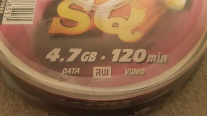 Maxell DVD+RW 4.7GB 10 disc spindle