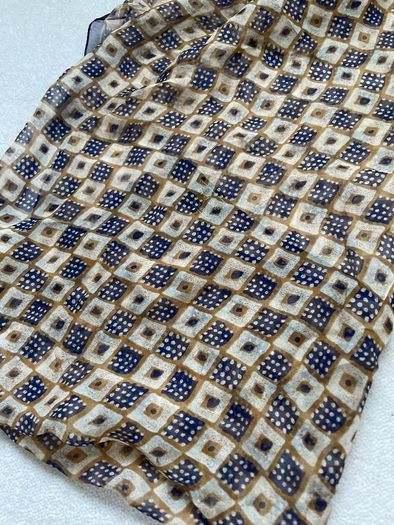 Large square silk scarf