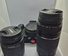 Canon EOS 200D DSLR + 2 Lenses (18-55mm & 75-300mm)  Mint Condition, Full Kit