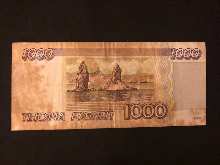 1000 rubles from Russia 1995 x2