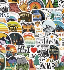 30pcs Outdoor Nature Vinyls Stickers, Waterproof, New.