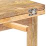 Extendable Coffee Table 90x(45-90)x45 cm Solid Mango Wood Image 8