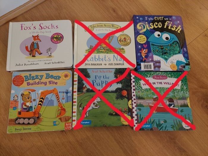 Toddler board books (various titles)