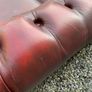Vintage Oxblood Leather Chesterfield Corner Sofa. Image 10