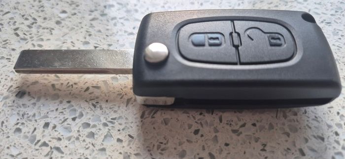 X2 Nissan 2-Button Flip Key Fob - Uncut Blade