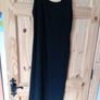 Long fine ribbed dress with side slit and matching long cardigan size 16 -18 Image 5