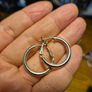 Vintage Silvertoned Earrings Image 2