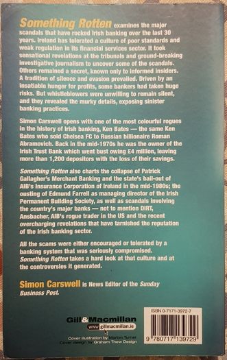 Something Rotten: Irish Banking Scandals by Simon Carswell