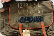 Rrl Double Ralph Lauren Army Canvas Leather Bag Rare!