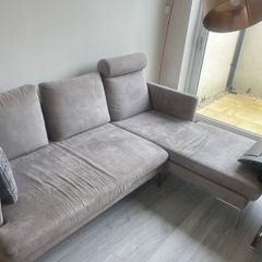 L-shape grey couch