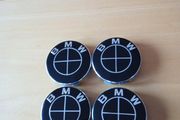 Brand New BMW Full Black Wheel Centre Caps 68mm x4