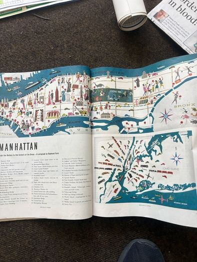 Vintage HOLIDAY Magazine April 1949 New York Issue Illustrated Travel Magazine Mid-Century Americana