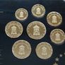 Vatican Sede vacante 2013 essai Specimen pattern coins set Gold & Rhodium gilt 1 of only 2000 sets Image 5