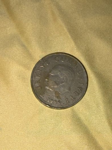 1996 50 Turkish Bin Lira Coin