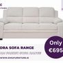 New 3+2 Grey Tora Fabric Sofa Range Image 7