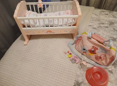 Baby Annabell Rocking lullaby Cot